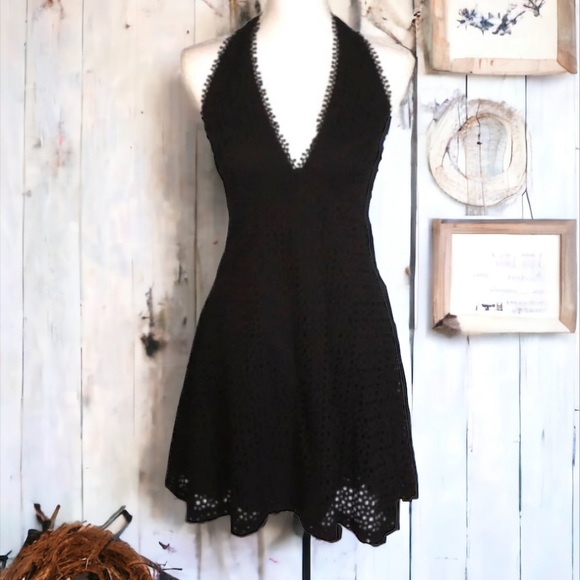 Belle by Badgley Mischka Sophia Halter Dress Size 8 - Picture 6 of 15